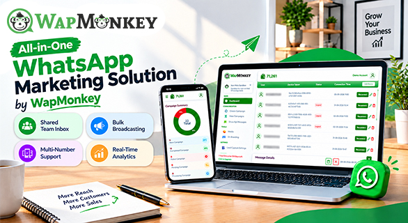 WapMonkey WhatsApp marketing solution platform
