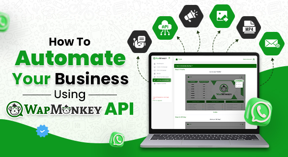 Business communication using WapMonkey API
