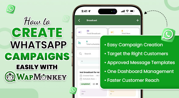 WapMonkey WhatsApp campaign dashboard